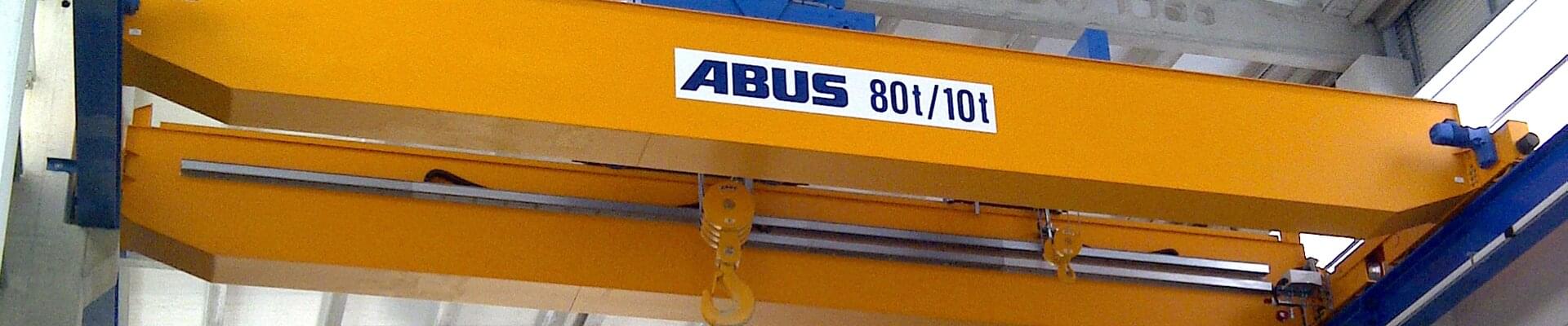 Carroponte ABUS con capacità di carico di 80t/10t in un'azienda di costruzioni navali nel nord-ovest della Spagna 